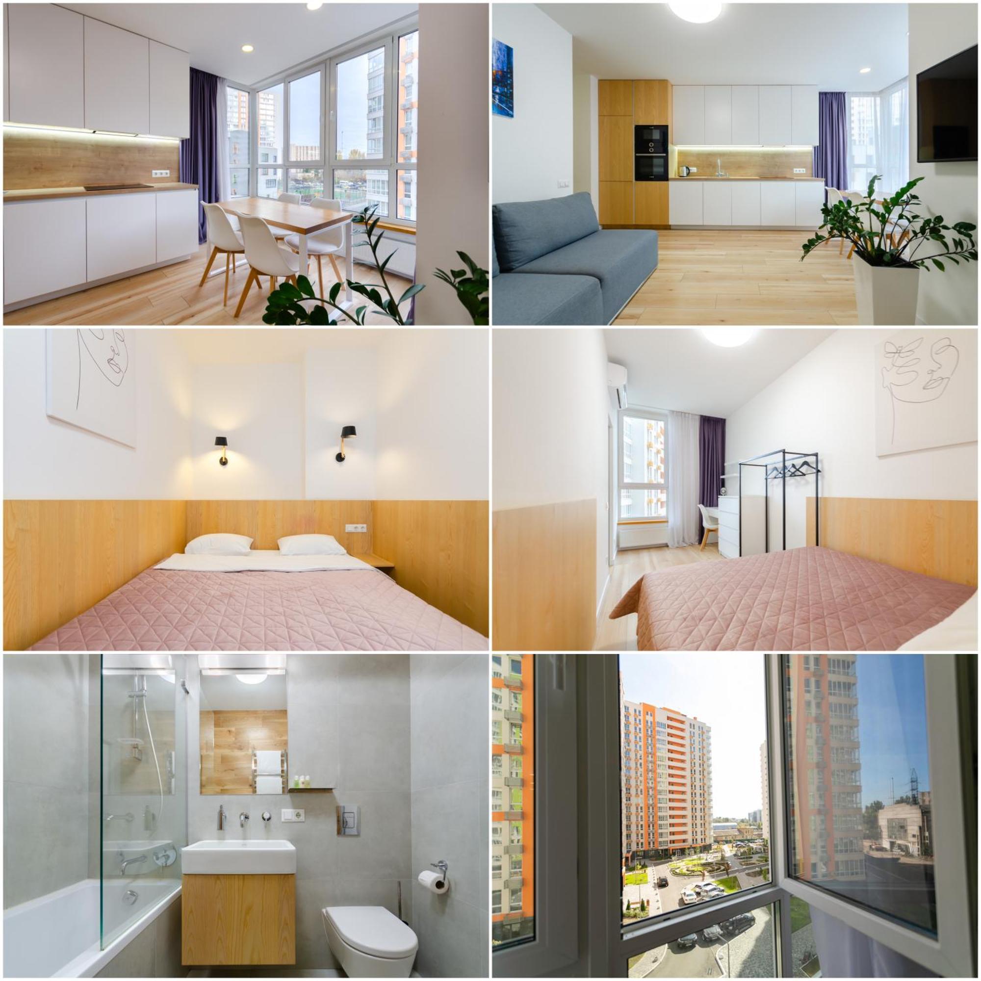 Petrovdom Apartments 78-170 In Rc Nivki Park, 67А Beresteiskyi Avenue Kyiv Exterior photo